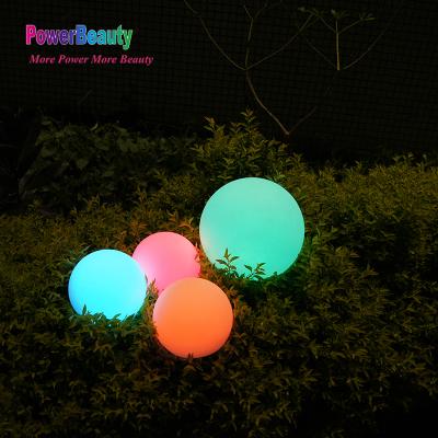 China Rechargeable and colorful remote control led solar garden and ball light for outdoor/indoor pool/garden for sale