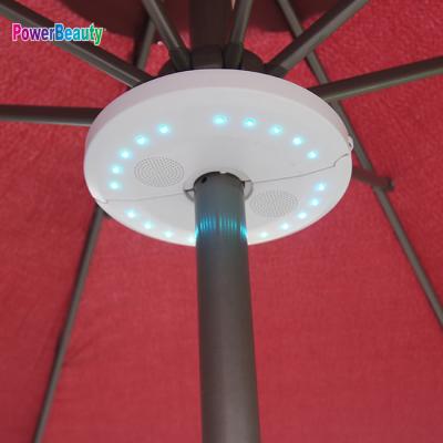 China RGB wireless colorful radio portable 3D light effect umbrella lamp led speaker player lamp for sale