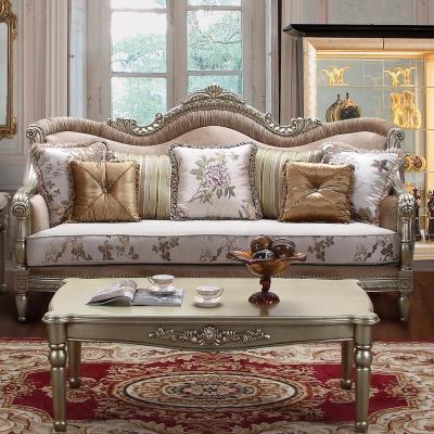 China Other Furniture Classic French Royal Living Room Baroque Sofa Set Hand-carved Antique Sofa for sale