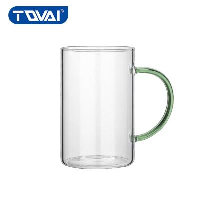 China TQVAI Morden Contemporary Luxury High Borosilicate Beer Single Wall Glass Acrylic Mug For Beverage Household for sale