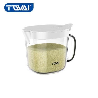 China TQVAI Viable Seasoning Box Spice Container Food Storage Unit Spoon Salt Airtight Box for sale