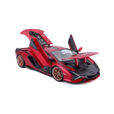 China Toy Bburago 1:18 Lamborghini Si-ngan FKP 37 Sports Car Static Red Die Cast Die Cast Vehicles Car Toys For Collectible Model Collection 11046 for sale