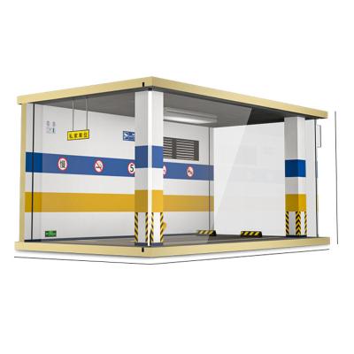 China 1:18 Car Parking Garage DIY Garage Solid Wood Wooden Model Handmade Scene Model for sale