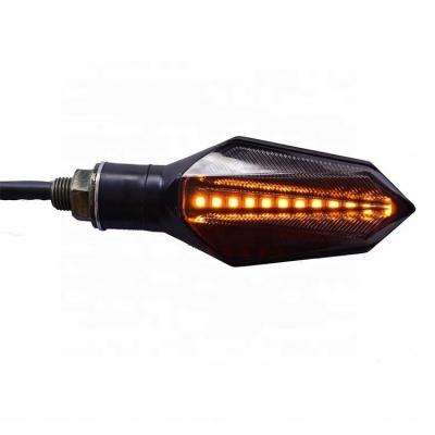 China Universal Metal Motorcycle LED Turn Signal Light Signal For Cafe Racer Motorcycle Light Turn Indicator for sale