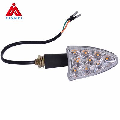 China Wholesale Brand Certified Univeral Dot LED Amber Triangle SMD Transistor Motorcycle Turn Warning Light for sale