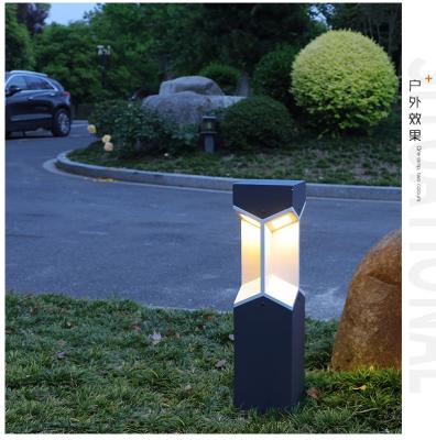 China Garden New Arrival Multi Sides Garden Outdoor Led Lawn Post Bollard Light for sale