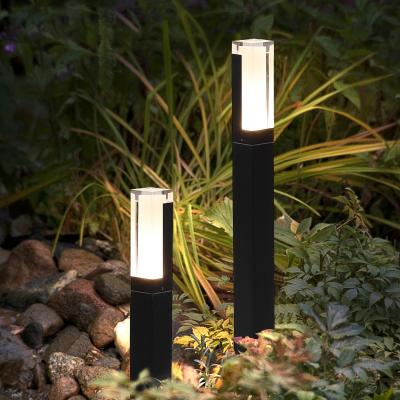 China Garden China Manufacturer Waterproof Side Acrylic Led Lawn Pole Light for sale