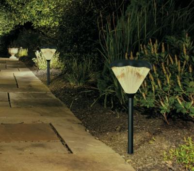 China Garden China Supplier Path Restaurant Solar Led Landscape Lawn Lights Round for sale