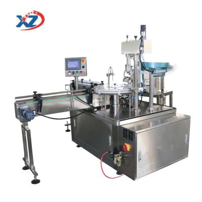 China Automatic food bottle filling and capping machine for sale