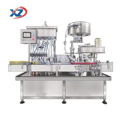 China Chemical Vertical Piston Filling And Capping Machine for sale