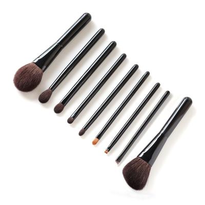 China Lip Liner OVW 9 Pcs Natural Hair Makeup Brushes Eyeshadow Angled Blender Highlight Brush maquillaje maquillaje blending profesional for sale