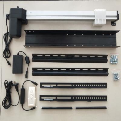 China TV Stand Motorized Electric Height Adjuster TV Lift Height Remote Control TV LIFT with 400mm Stroke for sale