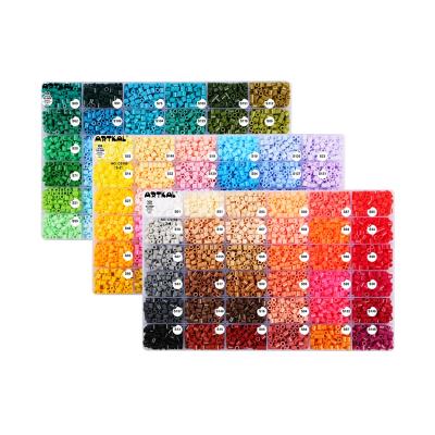 China Artkal Child Safety 5mm Iron 108colors Beads Grid Box Eco-friendly Material Fuse Bead Kit Hama Beads Set for sale