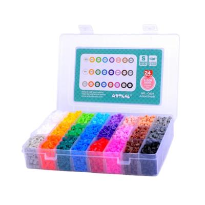 China DIY toys; Hama Bead Set Kids Toys Gifts Custom Perler Bead 5mm Midi for 24 Color Trays for sale