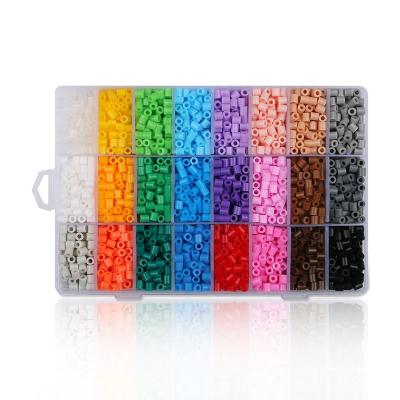 China DIY toys; Gifts 24 Colors Tray Iron Beads 5mm Midi Perler Beads Granel DIY Set Crafts Arts with Perler Beads for sale