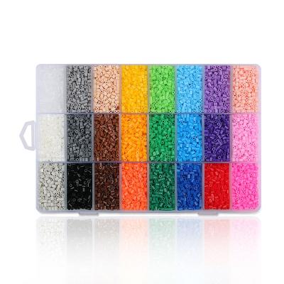 China DIY toys; Wholesale Gifts CC24-1 PE Material 24 Colors Artkal Bead Mini Hama Beads 2.6 Mm For Kids Gift for sale