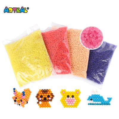 China 40 Colors Artkal Non-Toxic Magic Water Beads KG Pack Water Fuse Beads Loose Water Fuse Beads Set 5mm for sale