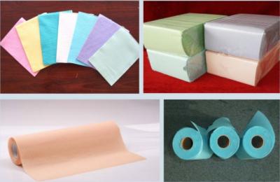 China 2ply paper + 1 ply Disposable dental roll , Sheet Roll,1 lay paper + 1lay PE film for sale