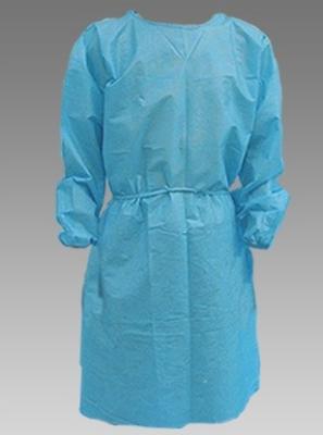 China comfort isolation gown used in cleaning room,PP or SMS, anti-water,OEM,surgical gown for sale