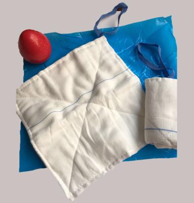 China Abddominal Gauze Lap Sponges with 100% natural cotton . High soft,absorbency,,for disposable use after sterilization for sale