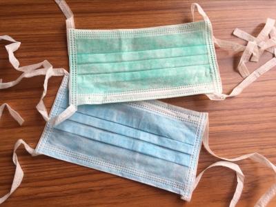 China PP Non Woven Disposable Medical Dust Face Mask with 2ply/3ply in China,tie on or earloop for sale