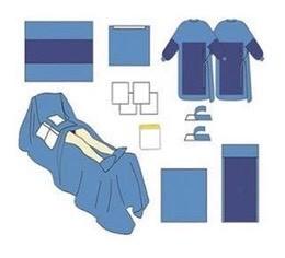 China Cardiovascular set/pack with two holes,used in hospital angiography for sale