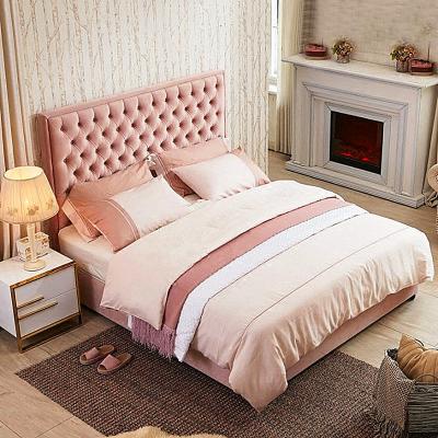 China Luxury Leather Bed Queen Modern Italian Genuine Leather Beds (Other) Queen Size Headboard Adjustable Modern Double Bedroom Furniture for sale