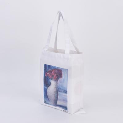 China BIODEGRADABLE Organic Reusable Logo Mass Grocery Cotton Canvas Recycled Customized Bag for sale