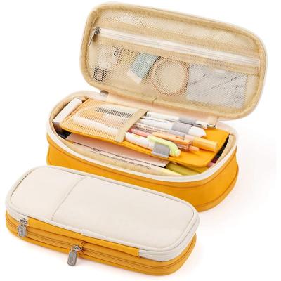 China Eco-Friendly Pocket Easy Care Multifunctional Pencil Case With Multi Layer for sale