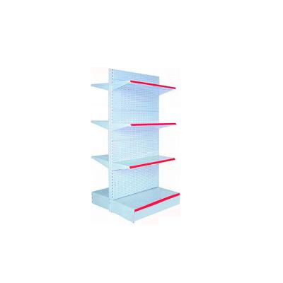 China Competitive price double sided shelves used at supermarket gondola shelving for sale