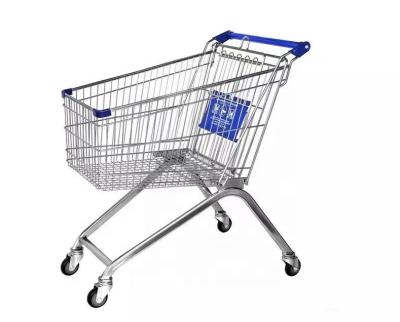 China Direct Selling Antirust Supermarket Factory Trolley Shopping Carts With Wheel for sale