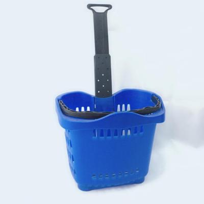 China Eco - Friendly Customize Collapsible Plastic Supermarket Baskets For Sale for sale