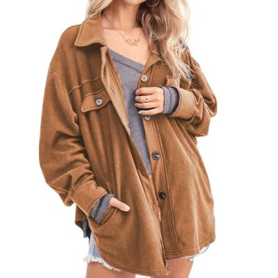 China 2022 New Arrival Anti-wrinkle Fleece Winter Coat Women Solid Color Coats Winter And Autumn for sale