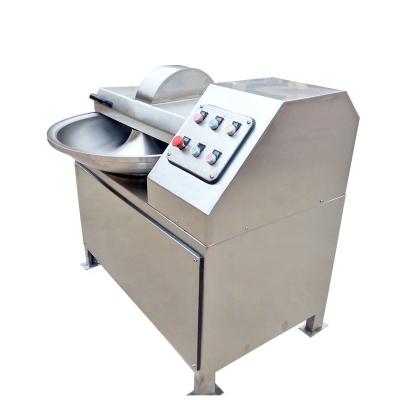 China Industrial full automatic vegetable meat processing bowl cutter machine/electric sausage meat bowl cutter mixer for sale