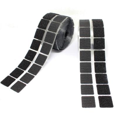 China 100% Nylon zelfklevende haak en lus tape Dot Square / ronde vorm Te koop