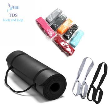 China Non Slip Yoga Elastic Strap Lightweight Cotton Yoga Mat Holder Strap / Belt for sale