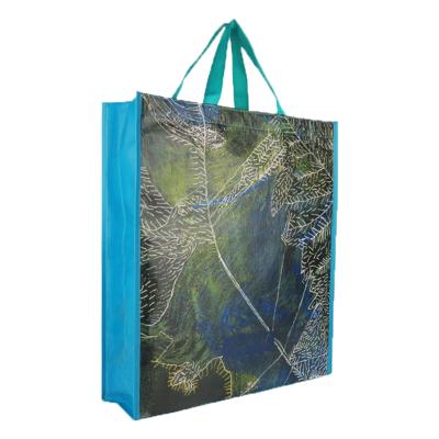 China Customized Handled Printed Eco Friendly Rpet Promotional Shopping Tote Bag Low Moq for sale