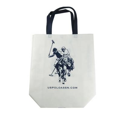 China Custom Reusable OEM/ODM Logo Grocery Tote White Reusable Eco Nonwoven Shopping Bag for Wholesale for sale