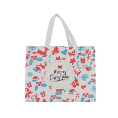 China OEM/ODM Custom Christmas Tote Reusable Gift Promotional Eco-Friendly Nonwoven Fashion Shopping Bags for sale