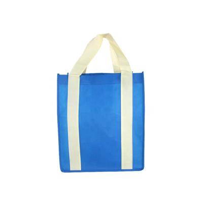 China OEM/ODM Customer Supermarket Promotional Custom Shopping Shopping Bag Handled Carry Non Woven Bag Portable for sale