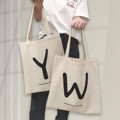 China Buying OEM/ODM Handled Tote Cotton Canvas Custom Printed Logo Shoulder Tote Bag Cotton for sale