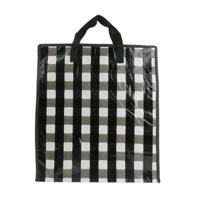 China OEM/ODM Woven Reusable Shopping Bag Moisture Proof Tote With Custom Logo Eco Friendly Portable Wholesale for sale