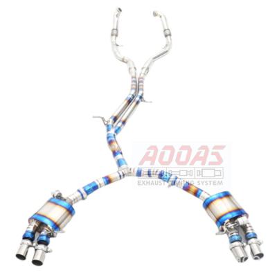 China China Foshan OEM/ODM Titanium Performance Titanium Exhaust Pipe For Audi B9 S4, New Type Valvetronic Exhaust System for sale