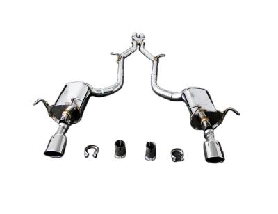 China 304 Stainless Steel Auto Exhaust Auto Catback System For Mercedes Benz GLK300 for sale