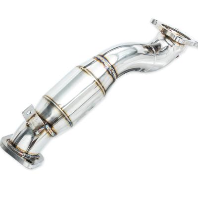 China Titanium Stainless Steel 304 Valve Exhaust Muffler Smoke Exhaust System For Cadillac ATS for sale