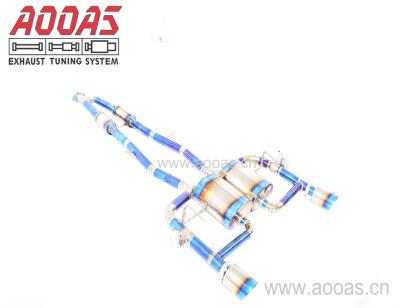 China AOOAS Titanium Racing Universal Titanium Exhaust Muffler Exhaust For Infiniti Q50 for sale