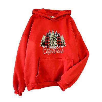 China Girls Waterproof Cotton Fashion Sweatshirts Pink Hoodie Printed Tops Christmas Hoodies for sale