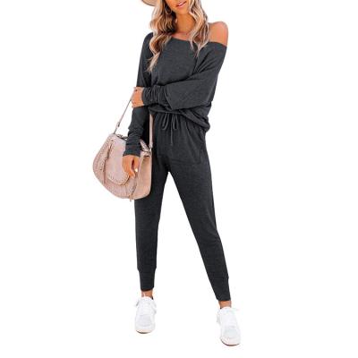 China Wholesale High Quality Jogging Women's Sweater Women's Two Piece Jogging Set Tracksuits Viable Women's Suits for sale