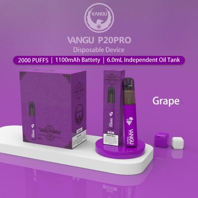 Cina Disegni la penna condita attivata 6.0ml 2000 del vaporizzatore soffia sigaretta esile di E in vendita