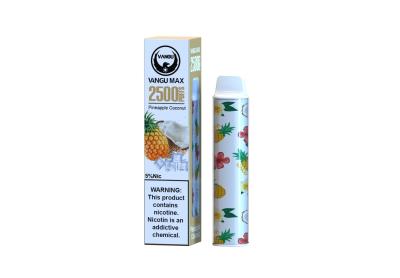 Cina cera su ordinazione Pen Vaporizer delle sigarette 7.0ml 1100mah del vapore del sale del nicotina 50mg in vendita